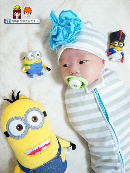 育兒好物∥【Woombie 嬰兒包巾】 防止初生兒驚嚇，仿子宮的舒適安全感!